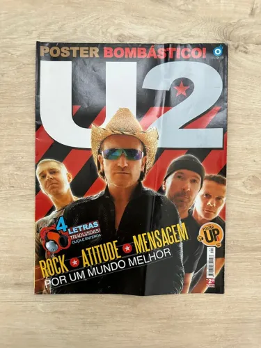 Revista Poster U2 - 2006 - Editora Discovery (84cm X 55cm)