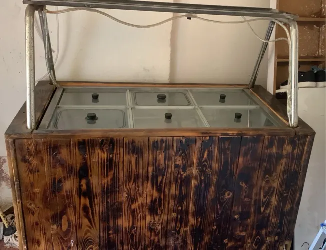 balcão de alimentos buffet vendo ou alugo