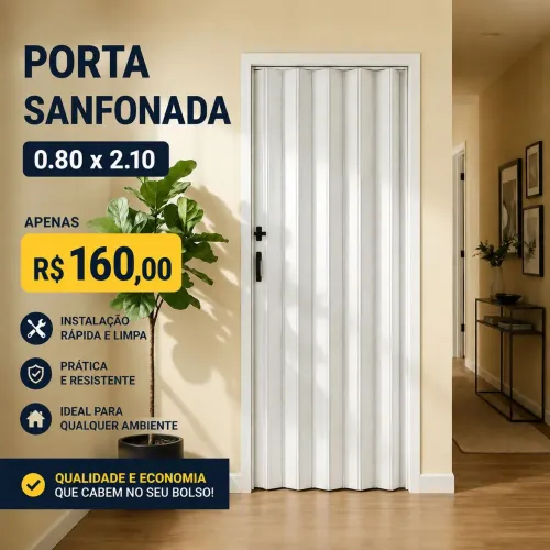 Porta sanfonada