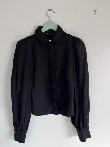 Camisa social preta, nova
