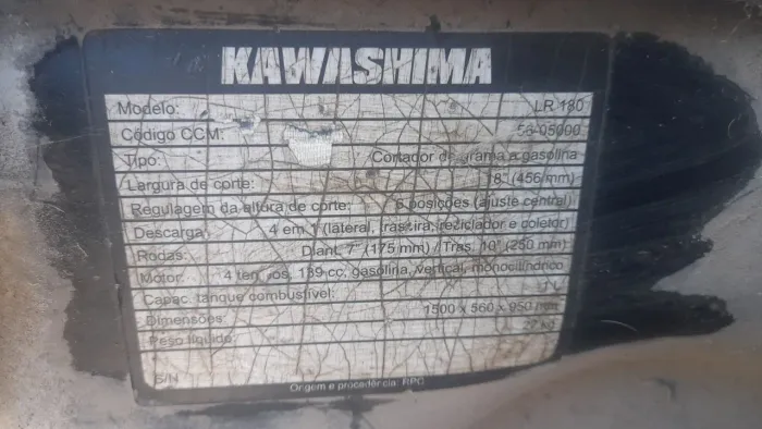 Cortador de grama kawashima