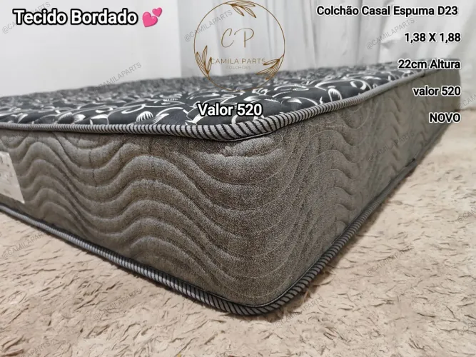 Colchão Casal Espuma D23 NOVO (ENTREGO)