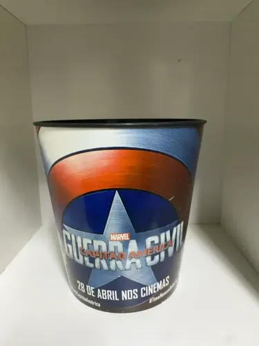 Balde CIVIL WAR capitão América GRUPO CINE