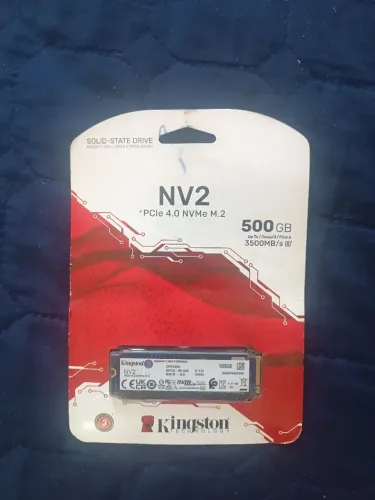 Vendo SSD Kingston 500 GB 3500Mb/s NVMe M.2 NV2
