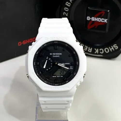 Relógio G-shock Ga2100 branco novo + caixa 