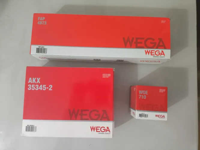 Kit de filtros e um jogo de tapetes personalizado