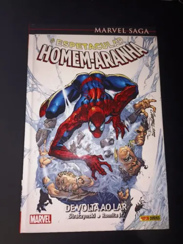 HQs Marvel, Homem Aranha, Saga O Espetacular Homem Aranha, 2 volumes capa dura 