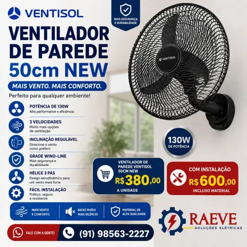 Ventilador de parede