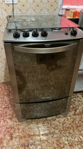 Fogão Electrolux 56SX 4 Bocas Inox - Funcionando Perfeitamente