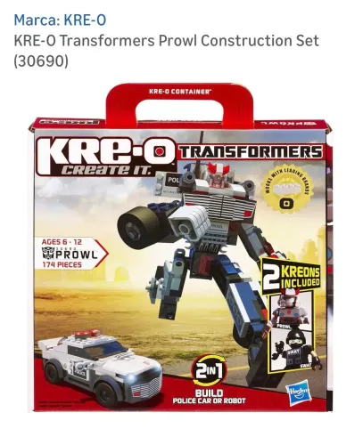 Lego KRE-O TRANSFORMERS 174 peças 2 bonecos 