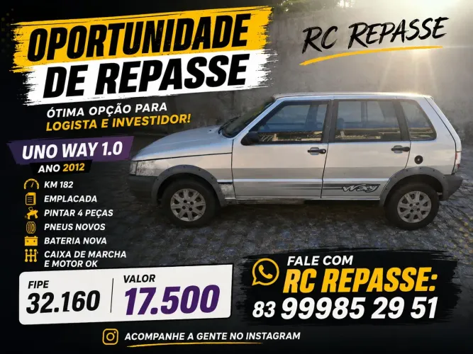 Fiat Uno Mille WAY Economy 1.0 F.flex 4P 2011