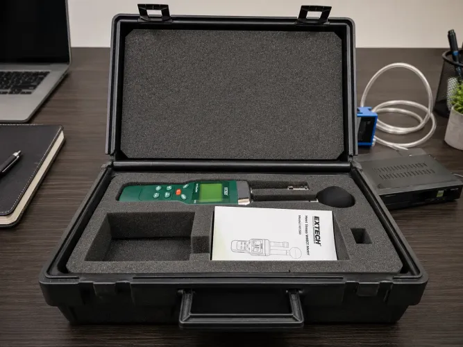 Medidor de Estresse Térmico Extech HT200 - Completo na Maleta