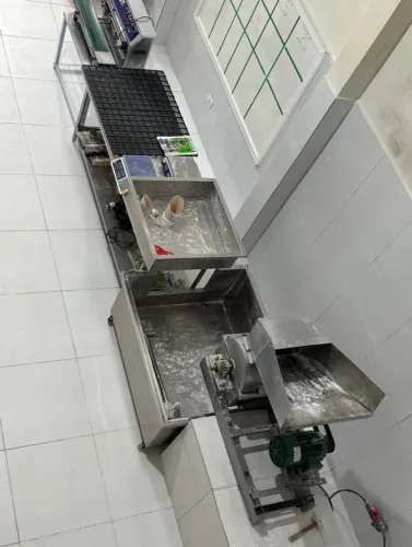 Linha da produção manual para goma de tapioca