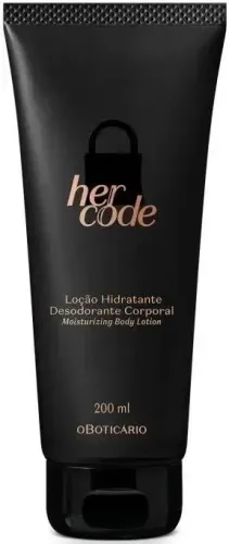 Hidratante corporal Her code O boticário 