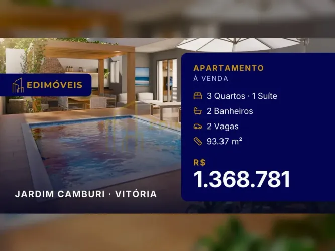 Oportunidade no Jardim Camburi: Apartamento 3 quartos com suíte e infraestrutura completa!