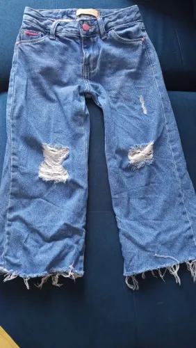 Calça jeans infantil feminina
