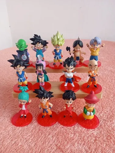 Bonecos de Dragon Ball Z kit com 13 personagens