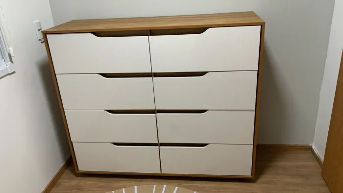 Cômoda Doble 8 Gavetas Albatroz