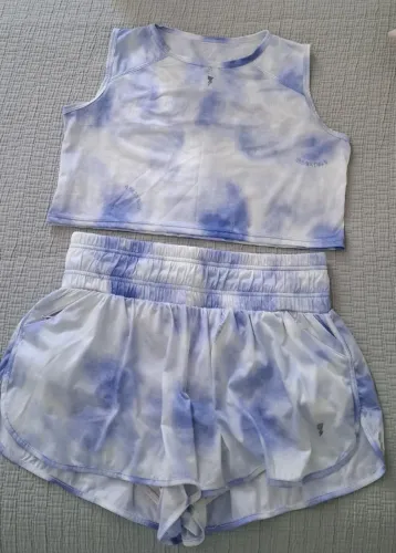 Conjunto de academia Twice (Regata P e Short M)