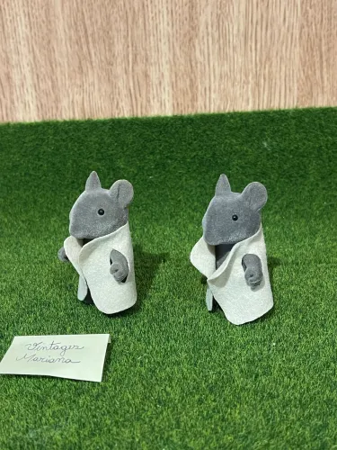 Ratinhos Vintage importado do Japão Sylvanian families Forest family