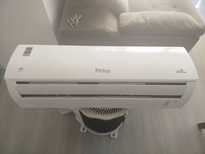 Ar condicionado Philco 9000 BTUs + infra de instalação