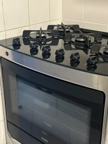 Fogão mesa de vidro cônsul 