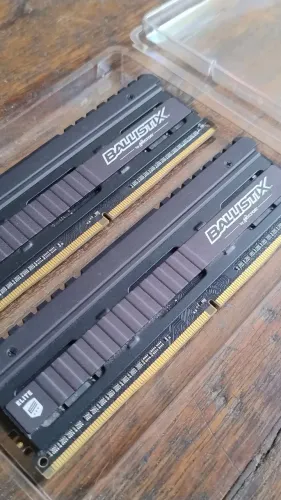 Memórias Crucial Elite 2x4gb Ddr4 2666mhz
