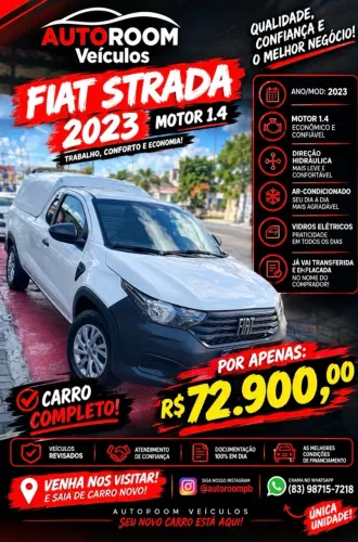Fiat Strada Endurance 1.4 Flex 8V CS Plus 2023