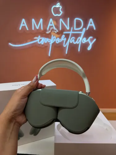 AirPods Max 1 green white ligtht na garantia Apple