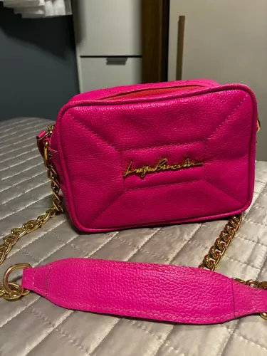 Bolsa Luiza Barcelos de couro