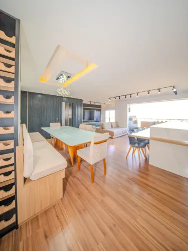 Apartamento mobiliado para aluguel e venda,110m, 3 quartos, 2 suites, 2 vagas em Alphavill