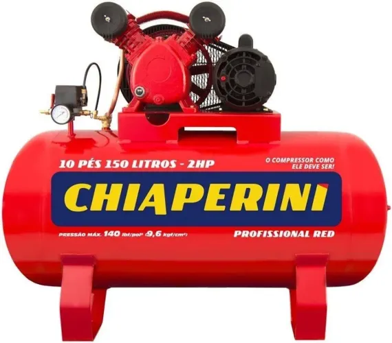 Compressor 150 litros 140 libras monofasico 127v ou 220v
