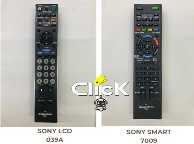 Controle Remoto de TV Sony LCD e Smart, entregamos