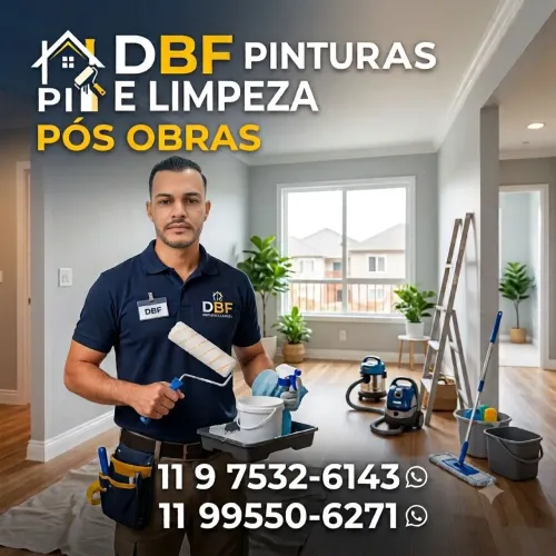 PINTURAS E LIMPEZA PÓS OBRAS!!