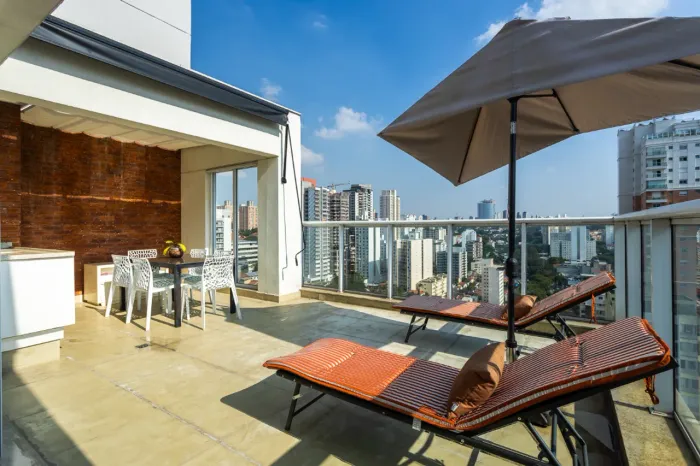 Cobertura para venda em Perdizes com 1 quarto, 74m²