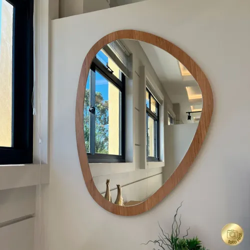 Espelho de Parede Artely Orgânico Deco Cinamomo
