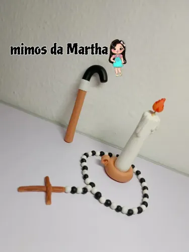 Lembrancinhas tema religioso com 3 peças