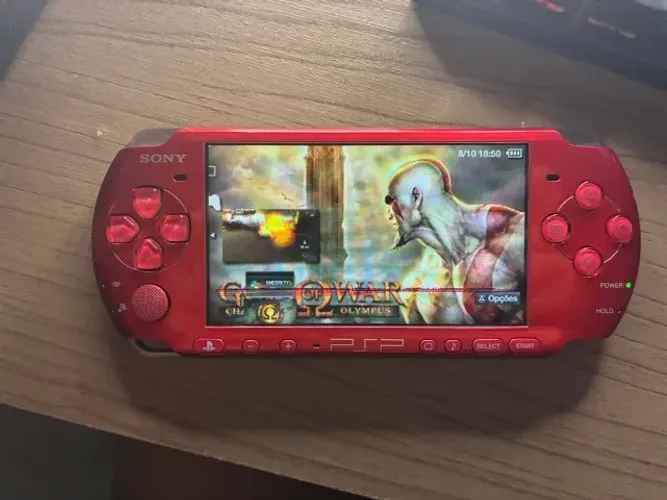 Console Sony Psp-3000 Radiant Red - Psp Vermelho