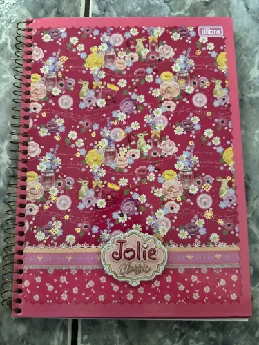 caderno jolie classic jolie vintage anos 2000 papelaria vintage