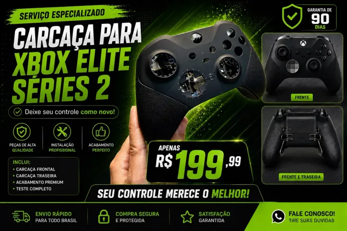Carcaça controle Xbox elite séries 2