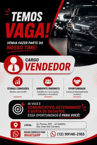 OPORTUNIDADE DE EMPREGO