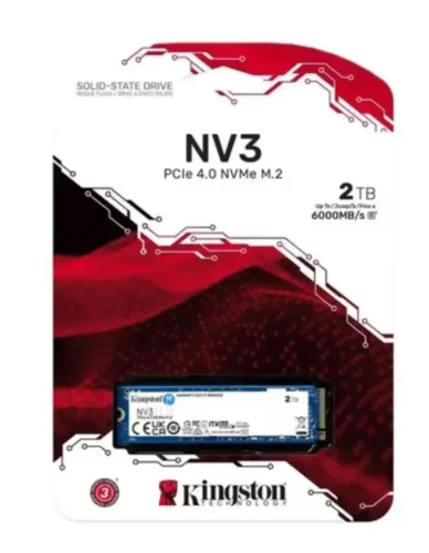 SSD NVME 2TB Kingston 2280 - Original/Lacrado