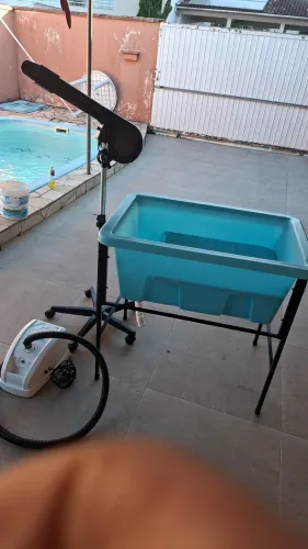 Equipamentos de tosa e banho.