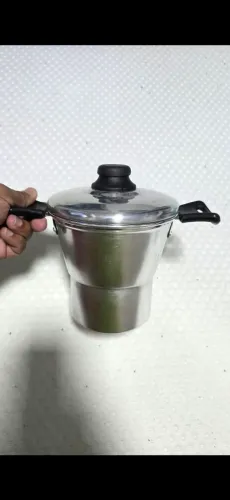 Cuscuzeira Média Alumínio