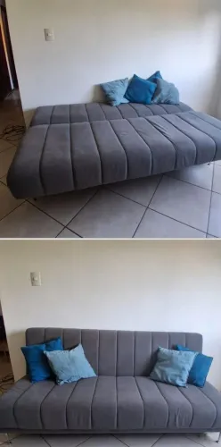 Sofá suede ótimo estado