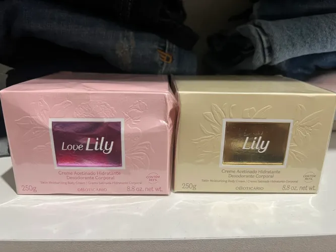 2 hidratantes Lily