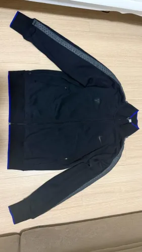 Agasalho Jaqueta Blusa Nike esportiva Venomenon com detalhes em azul original - Tamanho G