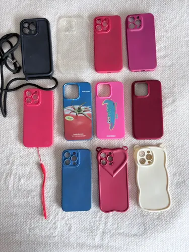 Lote 11 Capinhas iPhone 15 Pro Max