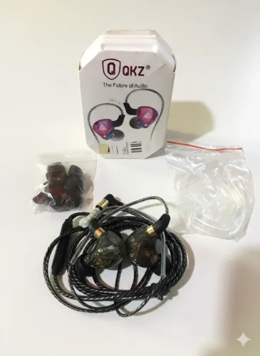 Fone QKZ AK3 Som Limpo + Graves Fortes | Aceito Trocas