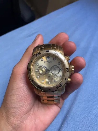 INVICTA PRO DIVER DOURADO